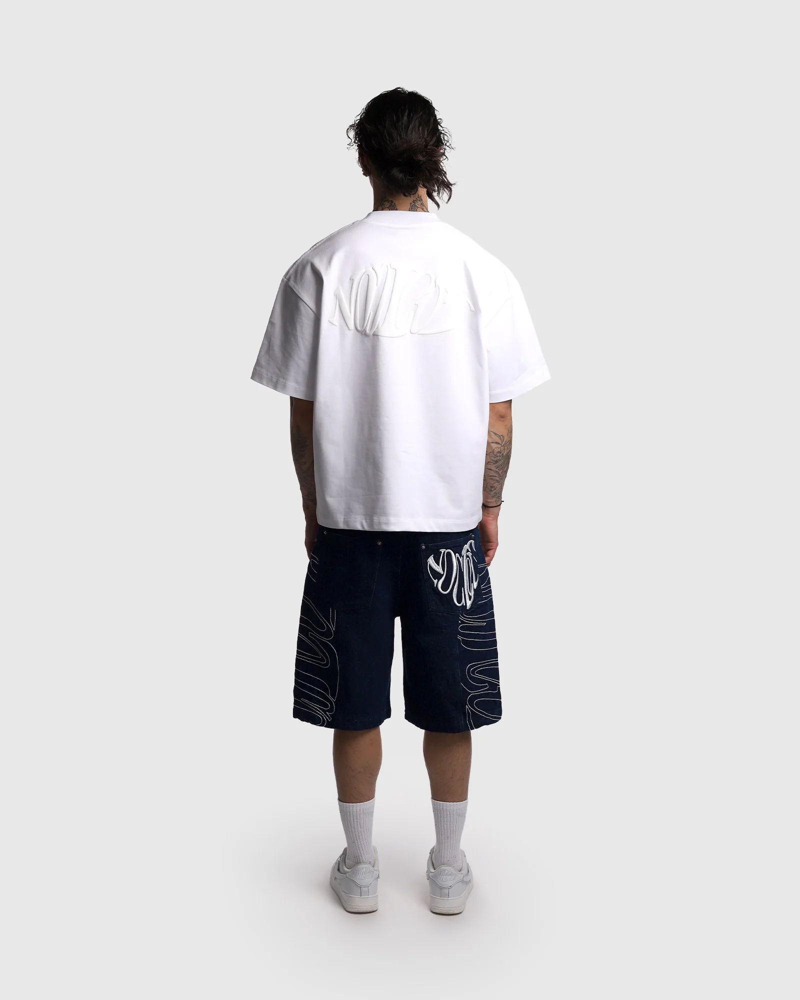 Raw Blue Link Jorts - Image 5